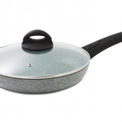 Tigaie GRANIT 24 cm cu maner detasabil Tigaie GRANIT 24 cm cu maner detasabil